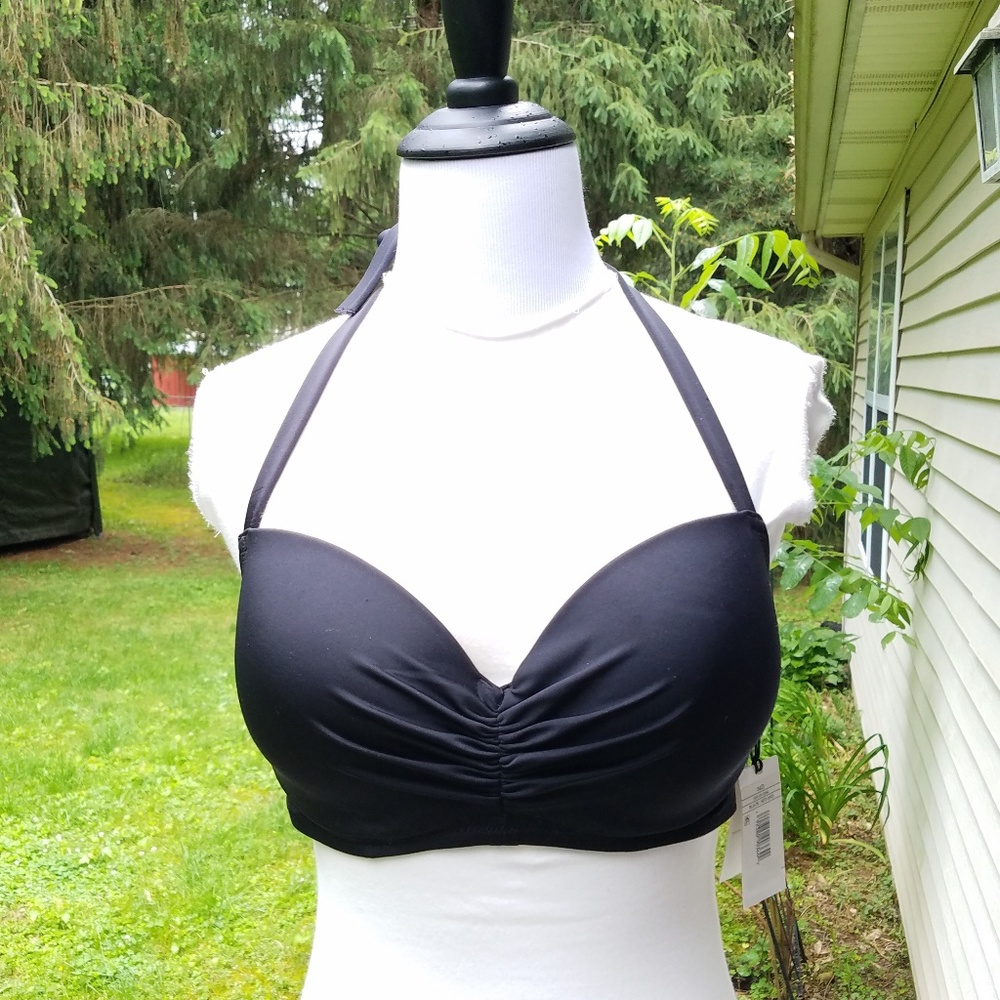 Shade & Shore Light Lift Black Bikini Top